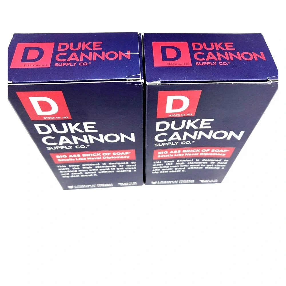 Duke Cannon Big Brick Soap WWII Naval Diplomacy 10oz Men's‎ Bar Soap 2 Pack